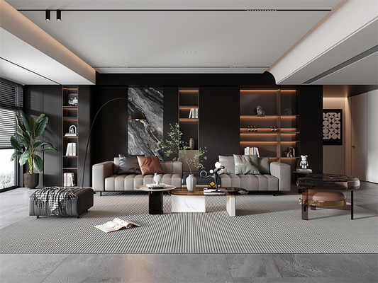 Matt Dayanıklı Siyah Zemin Restoran ve Mutfak İçin Sinterli Taş levhalar 1420x2700mm