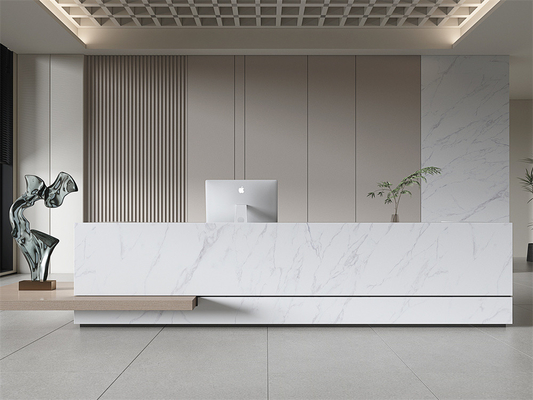 Modern Beyaz 1420x2700mm İç Katlı Sinterli Taş levhalar Bina ve Yatak Odası için
