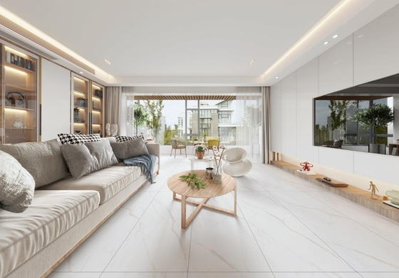 Çizikle Mücadele Eden İç Zemin Teksturlu Plakalar Ve Dekorasyon Ve Alışveriş Merkezi İçin 600x1200mm Bebek Yüzü Camlı Porselen Plakalar