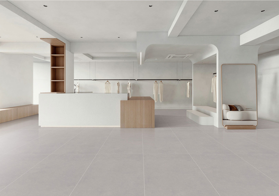 Açık Gri Mat Yumuşak Sırlı Porselen Karolar 600x1200mm