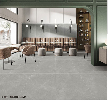 AAA Kalite Kil Porselen Fayanslar 600x1200mm ISO13006 İç Mekan Zemin