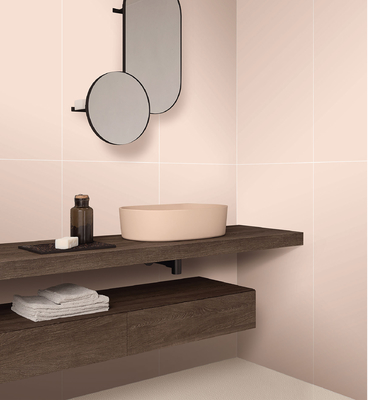 Pembe Anti-Slip Camlı Porselen Kelepçesi 400x800mm 600x1200mm