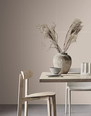 Gri Dış Yer Plakası ve SGS No Fade 600x1200mm Baby Face Küfe ve Oturma Odası için Camlı Porselen Plakası