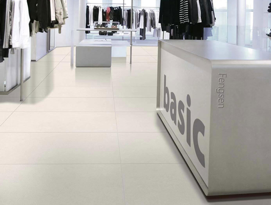 Beige 1200x600mm yumuşak camlı porselen kiremit ve dekoratif iç mekan zemin kiremitleri yemek odası ve oturma odası için