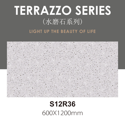 600x1200mm Asit Dayanımlı Terrazzo Porselen Yer Karoları