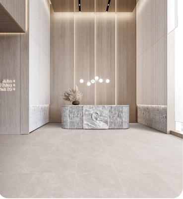 Su geçirmez Beige 600x1200mm Yumuşak Camlı İç Porselen Zemin Kelepçesi ve Yeniden Yapım İçin Ekolojik Dostu Kelepçeler