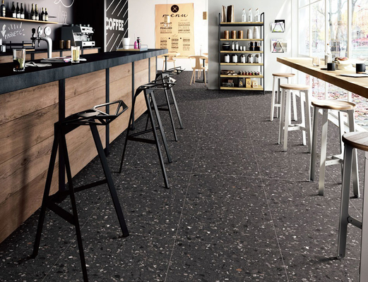 600x1200mm Terrazzo Dış Zemin Parka Dayanıklı Porselen Dekorasyon Kelepçeleri Kaymaz