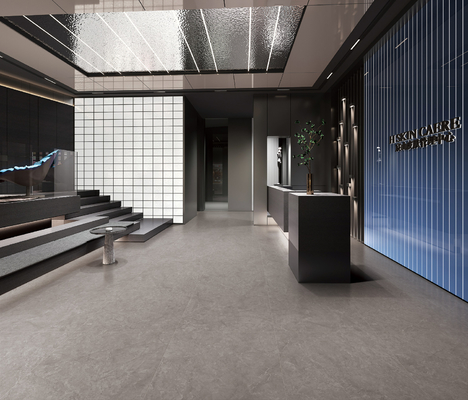 Ofis ve banyo için gri iç zemin eski porselen fayansları 60x120cm