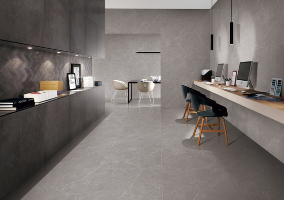 Yumuşak camlı 1200x600mm Gri Porselen Taş ve Balkon İçerisi Zemin Taşları