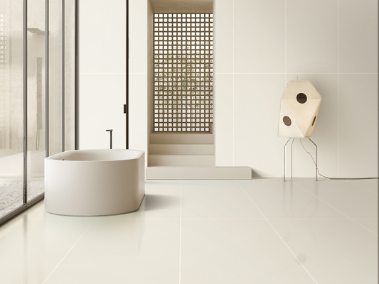 48'X24' Teksturlu Yumuşak Camlı Porselen Kelepçeler Banyo Sınıfı AAA için Asit Direnci