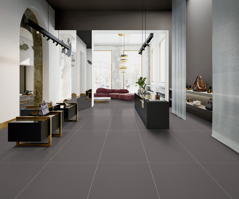 Gri Yıldızlı Şeffaf 60x120cm İç mekan zemini Sakin Şeffaf Teksturlu Porselen Plakası Oturma Odası İçin