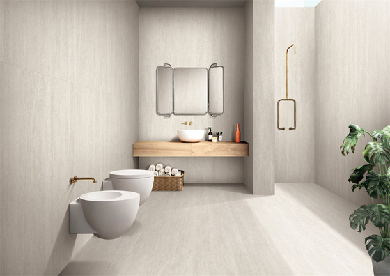 İç duvar yumuşak camlı porselen kiremitleri ve 600x1200mm kayma karşıt dış kiremitler ev için