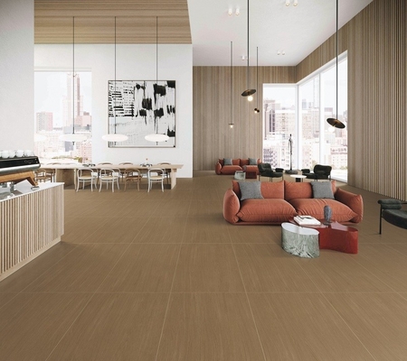 600x1200mm Ahşap Porselen Fayans Asit Dayanımlı Kil İç Mekan Zemin