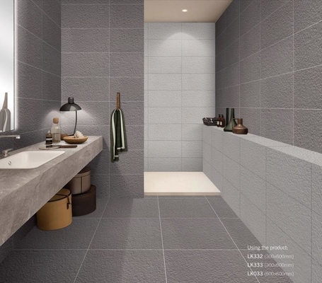 Asit Direnci Gri Plak ve Dış Duvar 300x600mm Tam Vücut Porselen Plaklar Yeniden Yapım Ve Banyo