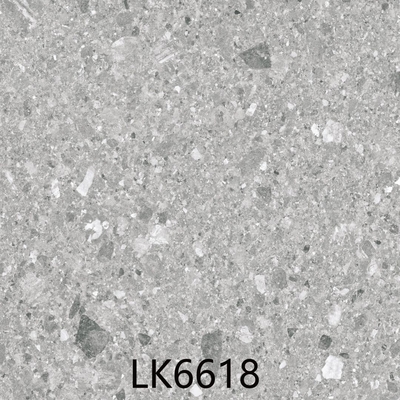 Su geçirmez Terrazzo Taşları ve Beyaz İç Duvar 60x60cm Porselen Tam Vücut Taşları Ofis Dekorasyonu