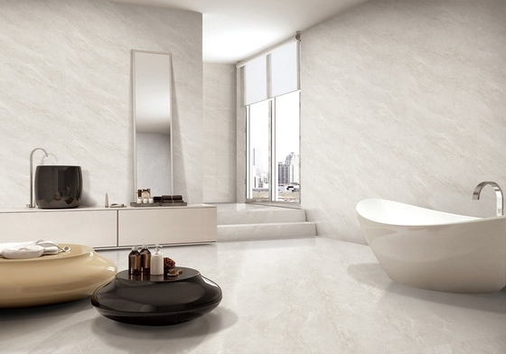 Otel ve ofis için Beige 40x80cm Kapalı Kalıcı Keramik Yumuşak Camlı Kelepçeler