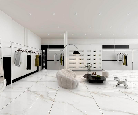 Modern Kelepçeler 1200x1200x9mm Antibakteriyel Kelepçeler ve Restoran İçerisi Zemin Camlı cilalı porselen kelepçeler