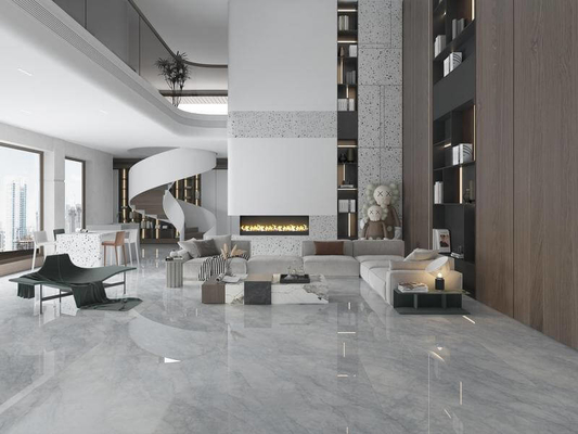 Gri Pürüzlü Pürüzlü Porselen Tile 1200x1200mm İç kat duvarı