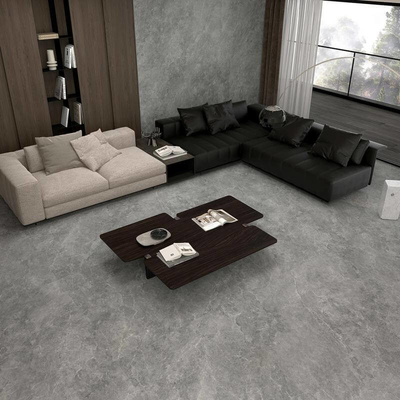 Çarşavra İç Duvar 1200x1200mm SGS Bebek Yüzü Porselen Taş Ve Mermer Görünüm Gri Taşlar Ve Balkon Ve Dekorasyon