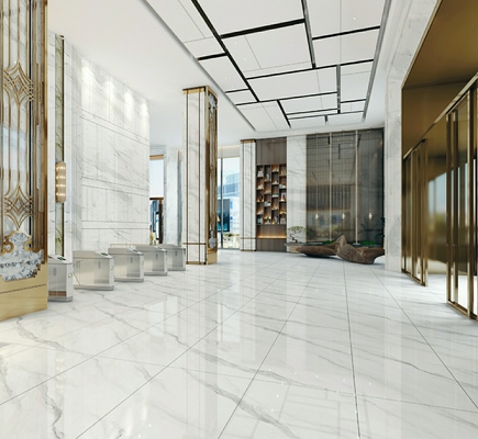 Beyaz Cilalı Sırlı Porselen Karo 900x1800mm Kaydırmaz