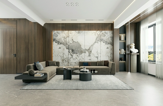 Yer ve duvar için beyaz cilalı camlı porselen 900x1800mm