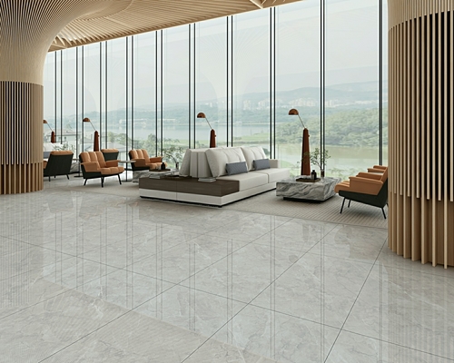 Kayma karşıtı, soluksuz, dış tarafı W.A. 0.5% Yer porselen camlı cilalı 900x1800x9mm Alışveriş merkezi ve mutfak için