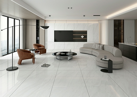 Firebrick Gri Dayanıklı Kelepçeler İçeride 900x1800x9mm Zemin Porselen Balkon ve Bina için Camlı cilalı Kelepçeler