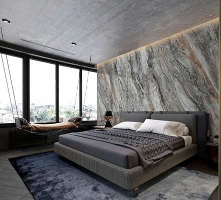 Dahili zemin ve duvar mermer görünüm 900x1800x9mm Kaymazdır Döşeme ve Mutfak için cilalı camlı porselen kiremit