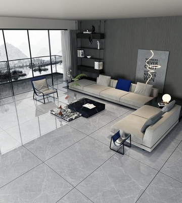 900x1800mm Gri cilalı camlı porselen kazı zemin ve duvar için