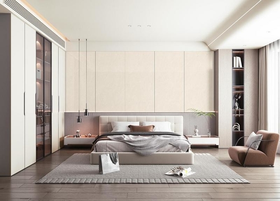 Beige Anti-Slip Mükemmel İç Duvar ve Yer Camlı cilalı porselen tuvalet için