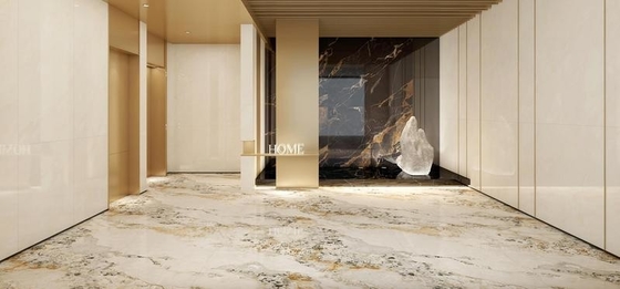 Sınıf AAA Dış Kat Antibakteriyel Porselen Hotel Yemek Odası İçin Camlı cilalı kiremit