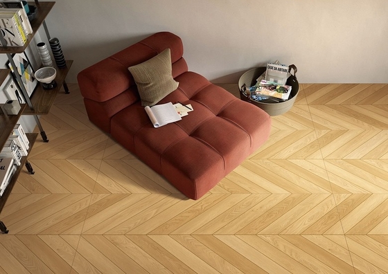 Kahverengi Kaymaz 600x1200mm Balık kemiği Odak Odası için Yatak Odası İçerisi Altyapı Kelepçesi