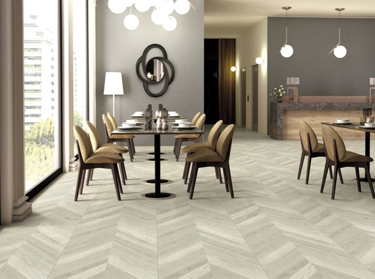 Çevre dostu ahşap porselen fayansları 600x1200mm Banyo ve iç zemin fayansları Sarı ve Kahverengi