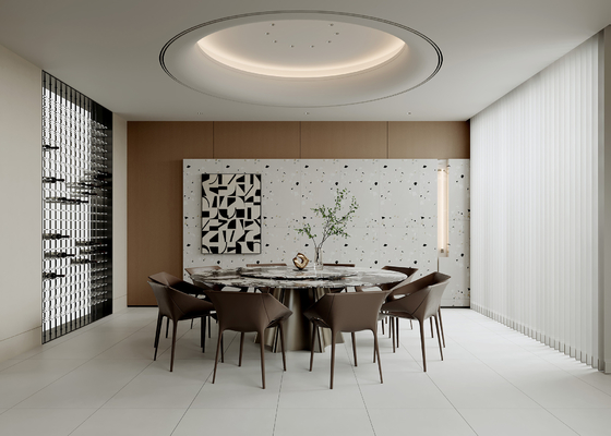 Terrazzo 600x1200mm Matt Porselen Camlı Taşlar Oturma Odası İçin Dayanıklı Yatak Odası Zemin Taşları