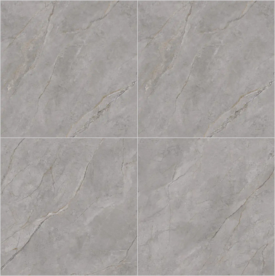 Gri İç Mekan Zemin Mermeri 1200x1200mm Cilalı Sinterlenmiş Taş Plakalar Ofis İçin