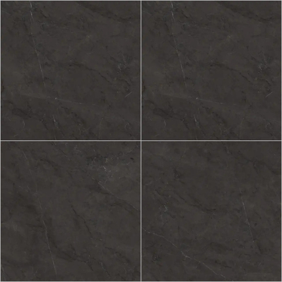 No Fade Dark Gray Marble Polished Sintered Stone Slabs 1200x1200mm Otel için