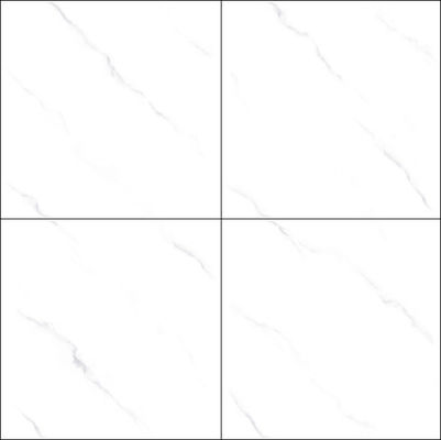 Carrara Beyaz 800x800 mm cilalı camlı porselen fayansları