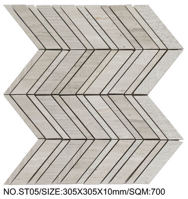 Yaşam Alanı İçin AAA Sınıfı ve Ateş Tuğlası 305x305mm Yüzme Havuzu Mozaği