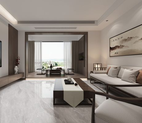 Gri kumtaşı 1mx1m Dekoratif İç Mekan Zemin Cilalı Sırlı Porselen Karo Otel ve Proje İçin