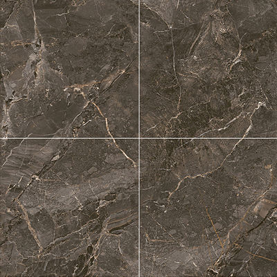 Mükemmel Kahverengi 1000x1000mm Kapalı zemin Balkon için cilalı lüks taş kiremitleri 3 stil