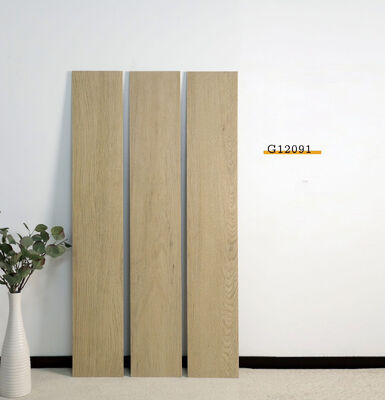 Sarı su geçirmez 200x1200mm İç mekan porselen balkon için zemin karoları