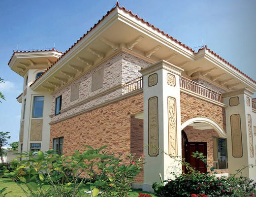 9.5mm AAA Dış Mekan Taş Kaplama Fayans 150x600mm Dış Cephe Villa