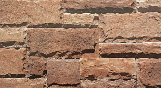 500SQM Dış Mekan Kültürlü Taş, Düzensiz 3D Mantar Taş Duvar Kaplama
