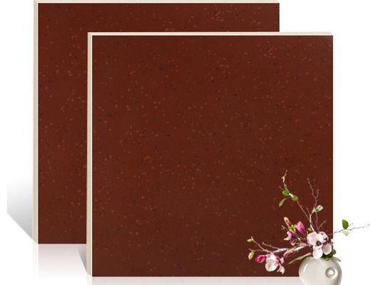 800x800mm 100m2 Cilalı Porselen Karo Hindistan Saf Kırmızı Sınıf AAA 9.5mm