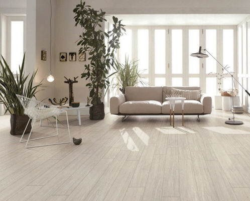 9.5mm 15cm Genişlik Parke Porselen Karo, 90cm Uzunluk Seramik Ahşap Efektli Fayans
