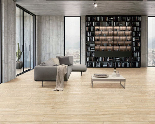 Beige Ahşap Porselen Kelepçesi 150x900mm Mürekkep Jeti Baskı
