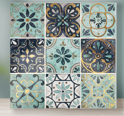 AAA Kalite Kristal Cilalı Karo 200x200mm Açık Kahverengi
