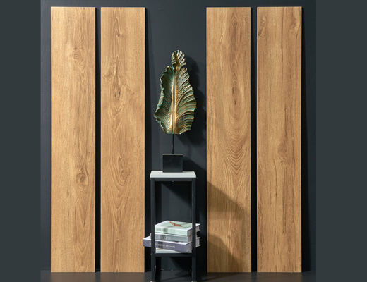 250x1500mm Ahşap Porselen Kelepçe Beyaz Beden 0.05% W.A.