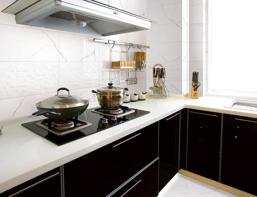 Mürekkep Atışlı Camlı Seramik Banyo Duvar Çipleri 300x600mm Modern