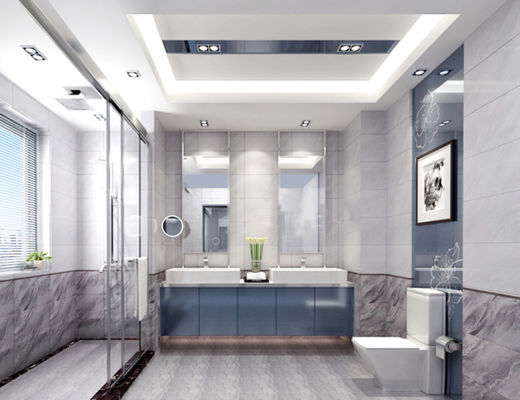 Banyo ve Mutfak için 300x600mm Parlak Seramik Duvar Karoları
